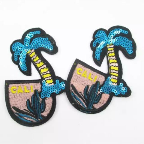 Cali embroidered patch