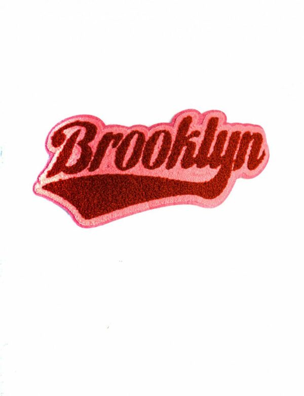 Brooklyn large chenille patches