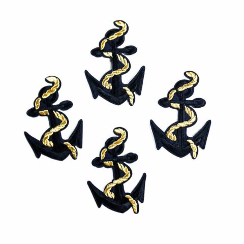 Iron on Anchor embroidered patch