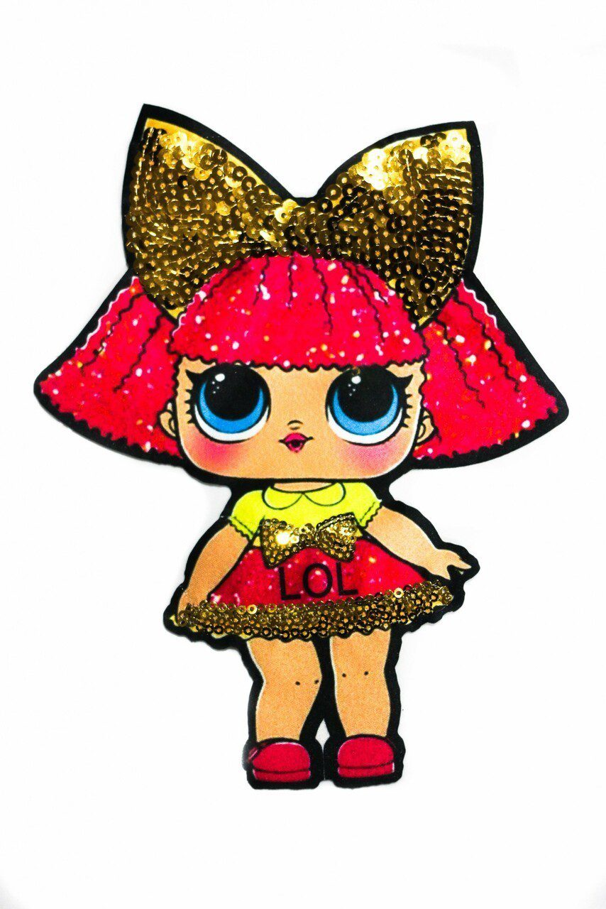 LoL Doll patch Sequin girl embroidery