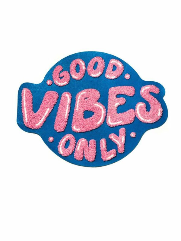 Good vibes chenille patch