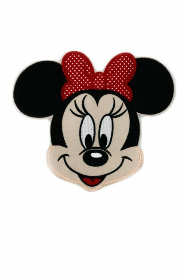 Red Bow Mickey embroidery patch