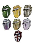 Large Rolling Stone sequin tongue patch