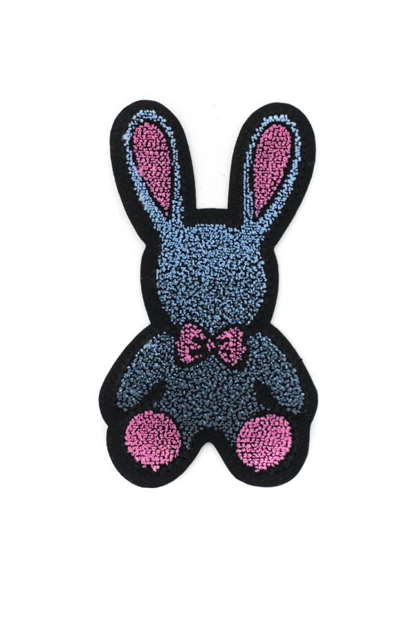 Bunny iron on chenille patches