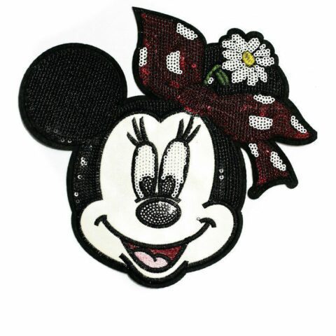 Mickey Beaded iron on patch