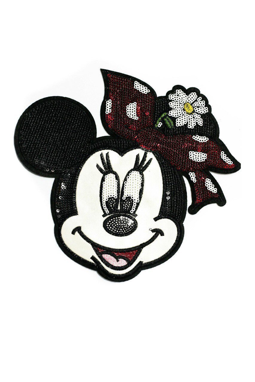 Mickey Beaded iron on patch