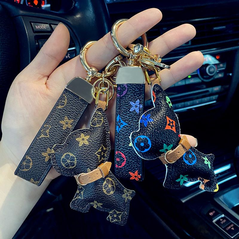 Dog Fashion Leather keychains
