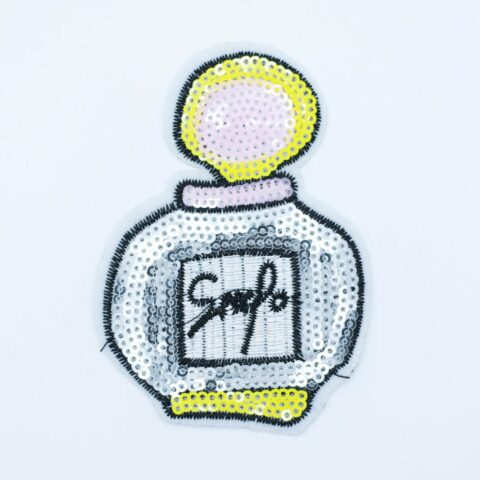Bottle Iron on sequin patches