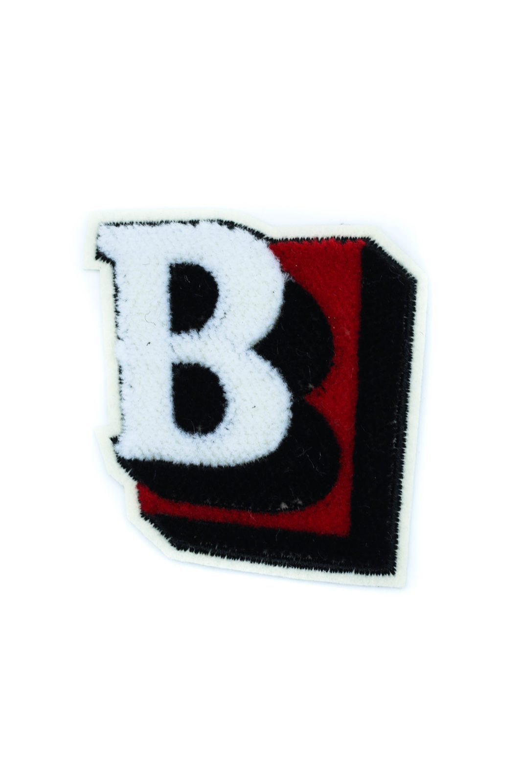 Letter B iron on varsity chenille patches