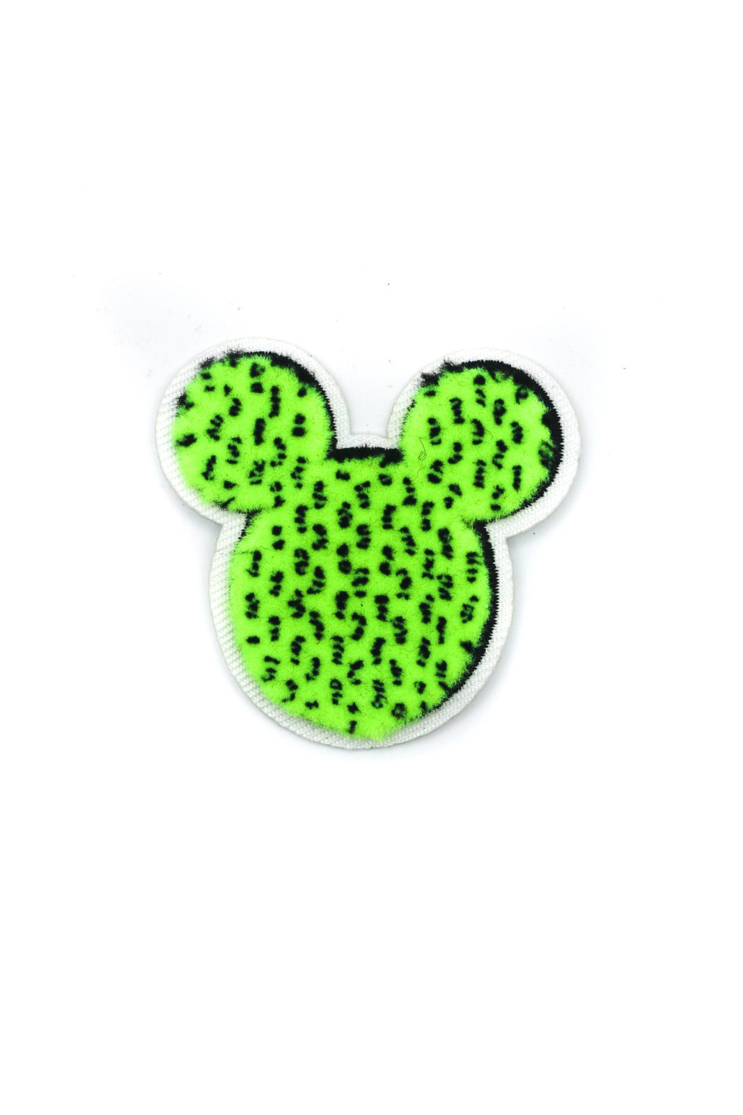 Neon mickey smooth chenille iron on patches