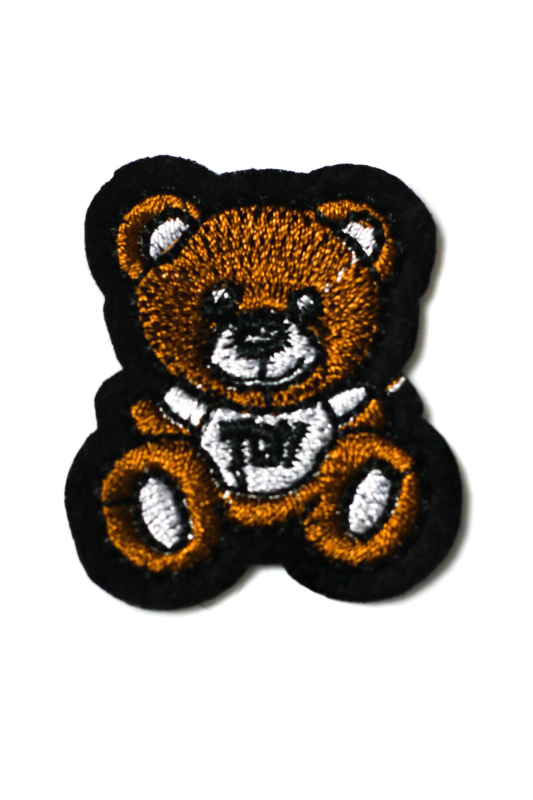 Brown bear iron on embroidery patches