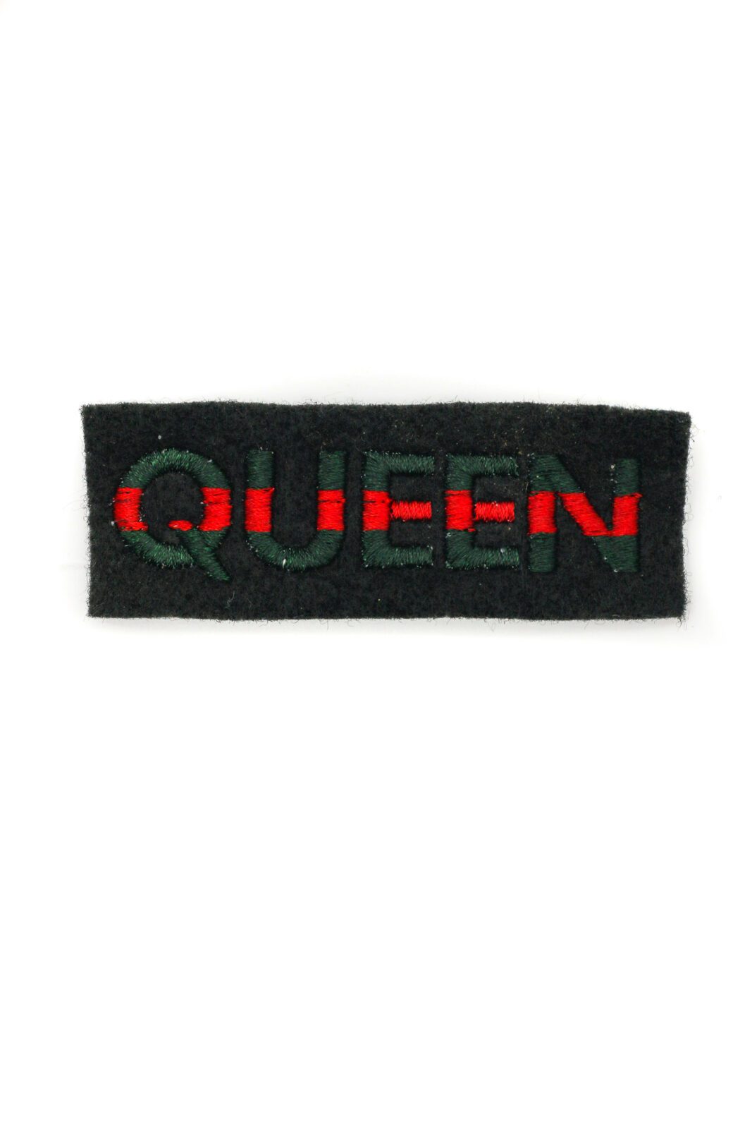 Queen iron on embroidery patches