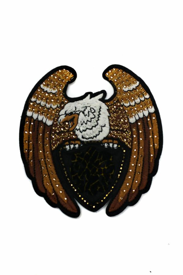 Eagle rhinestone embroidery patches