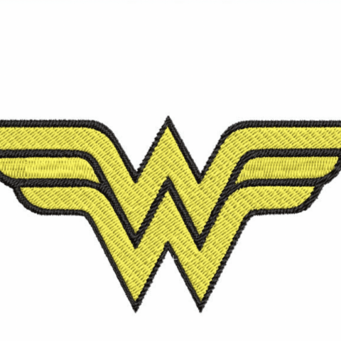 Wonder woman embroidery iron on patch