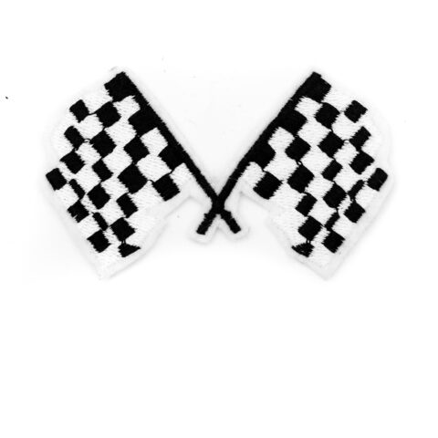 Racing Flag Embroidery Designs patch