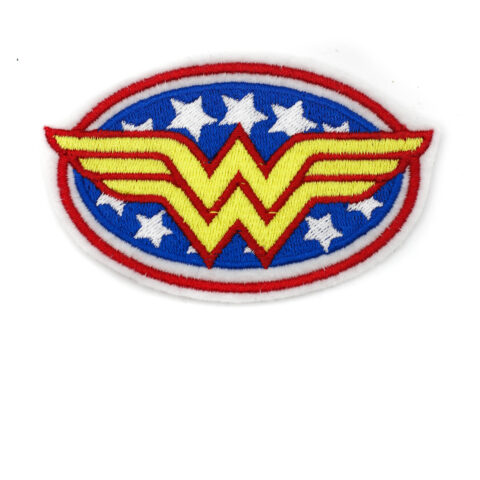 Star wonder woman embroidery iron on patch