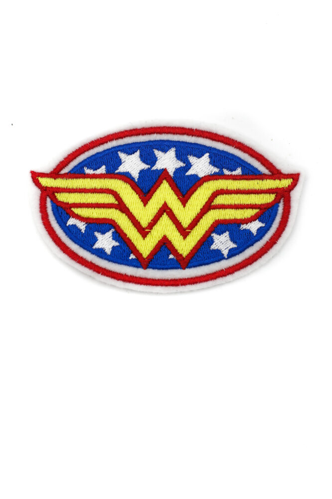 Star wonder woman embroidery iron on patch