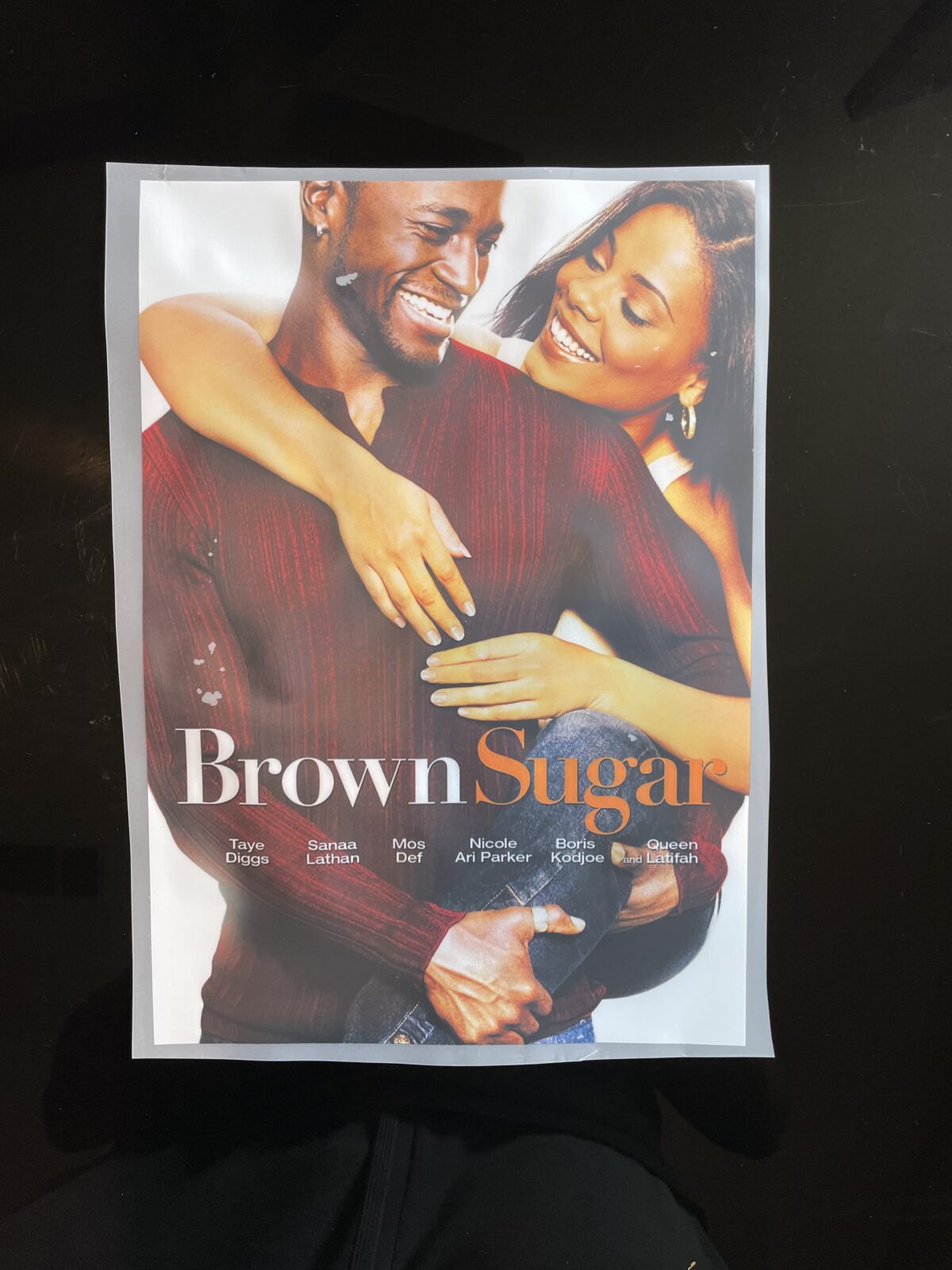 Brown Sugar movie iron on heat transfers
