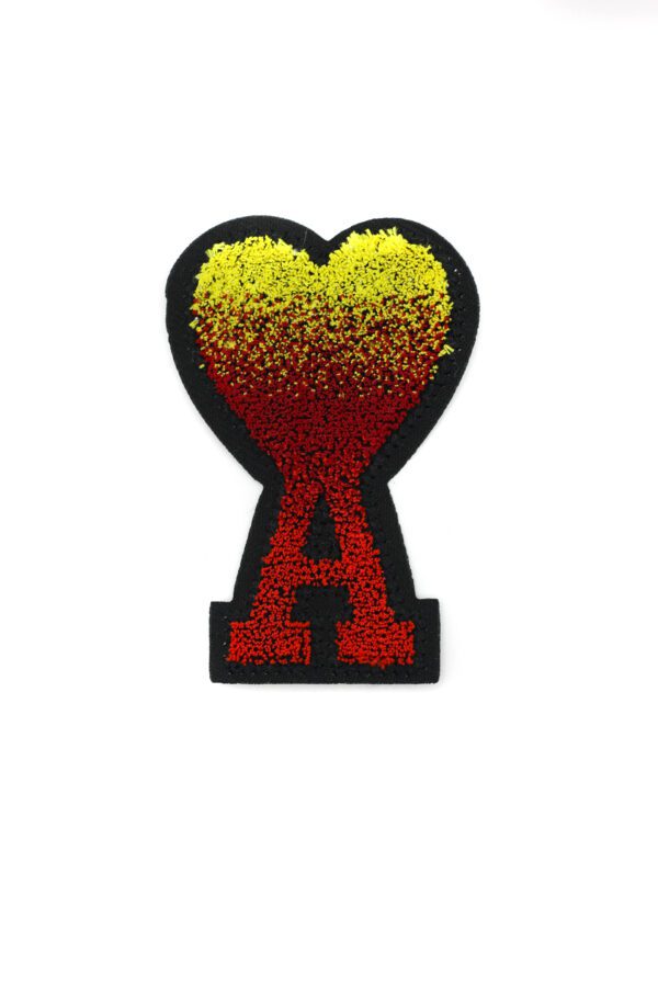 Letter A chenille embroidery patches