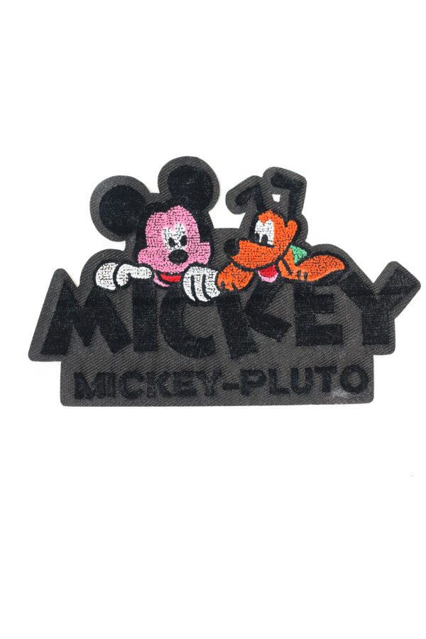 Mickey Pluto chenille embroidery patches