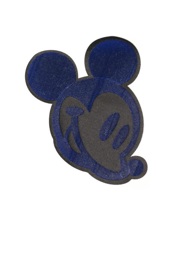 Blue mickey chenille embroidery patches