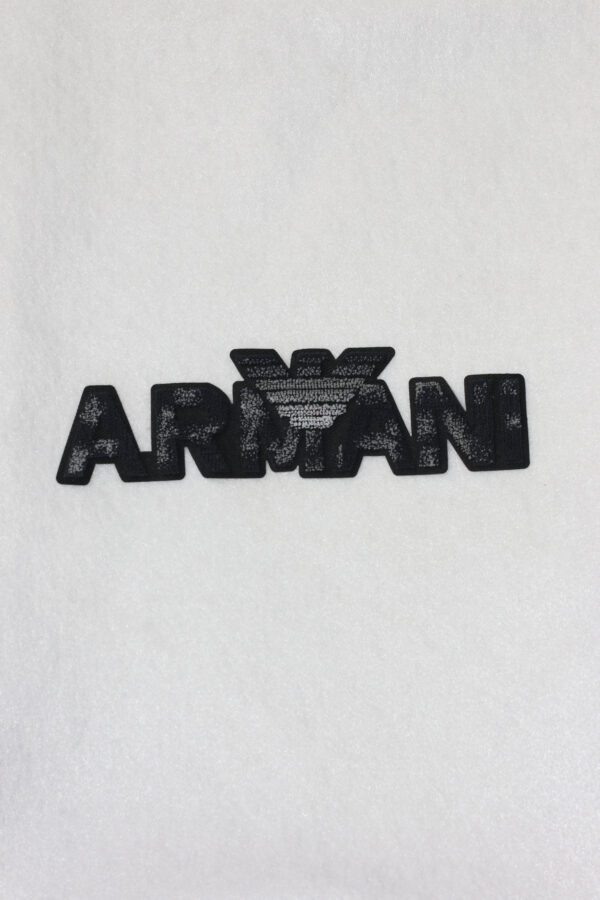 Armani chenille iron on patches
