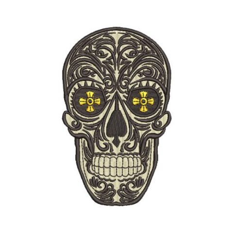 Mexican Skull Embroidery Designs