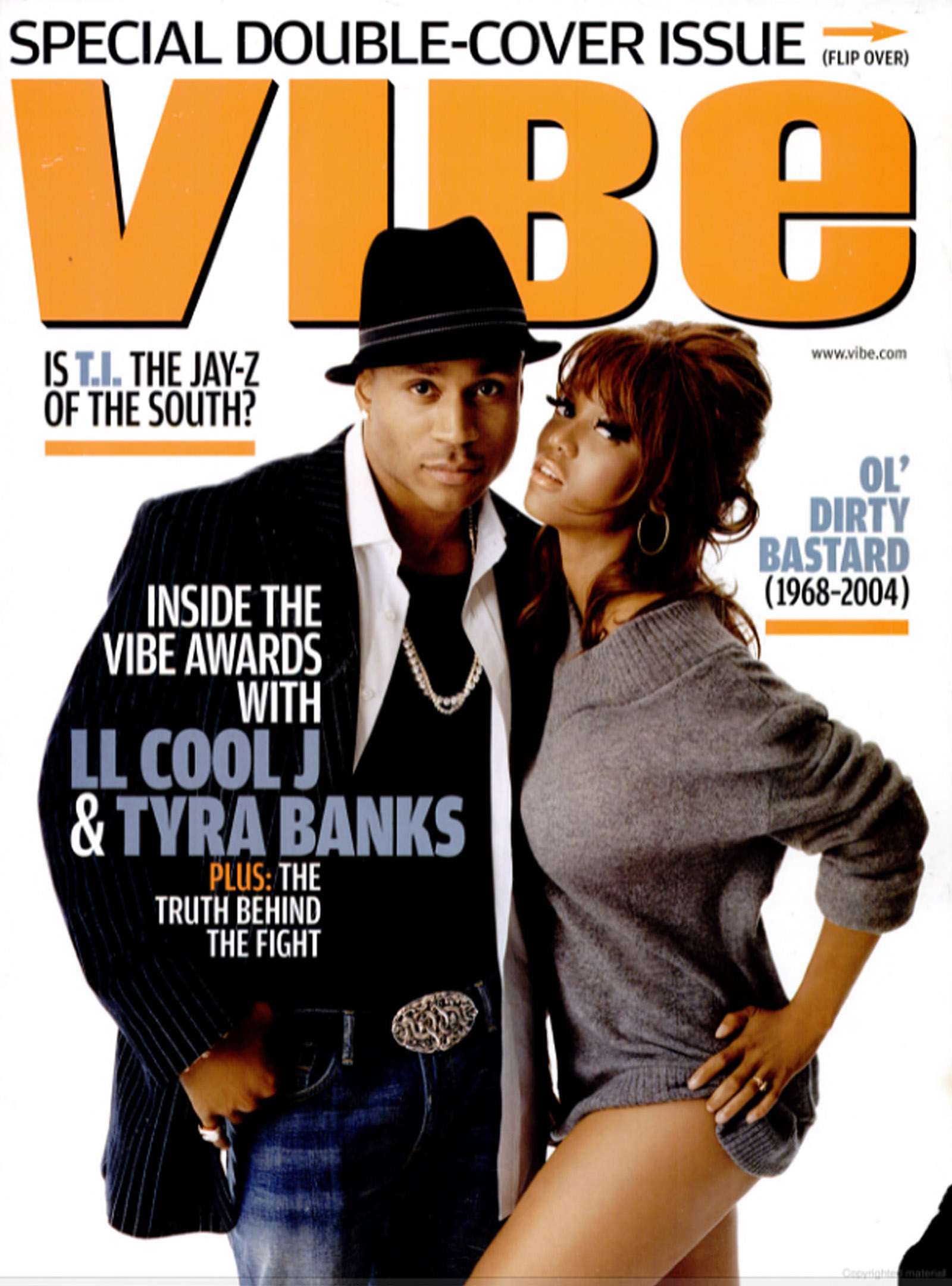 Vibe ll cool j and tyra banks Hip Hop Heat Transfers