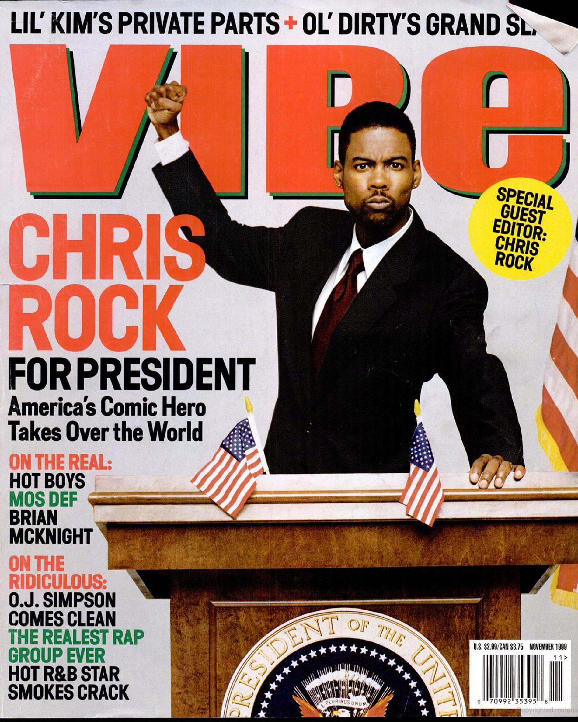 Vibe Chris Rock for president  Hip Hop Heat Transfers