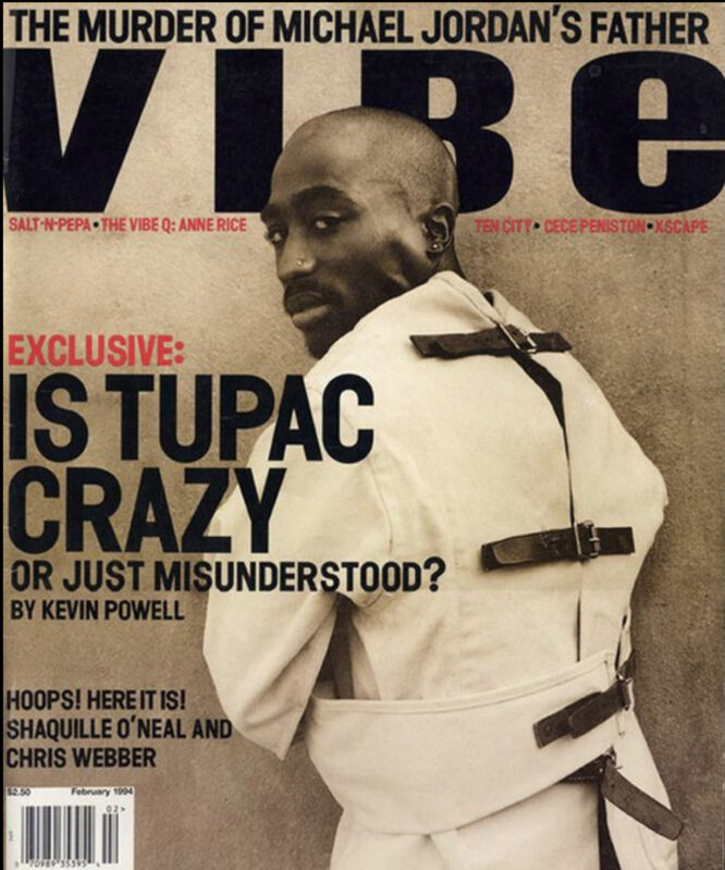 Vibe Tupac is crazy Hip Hop Heat Transfers
