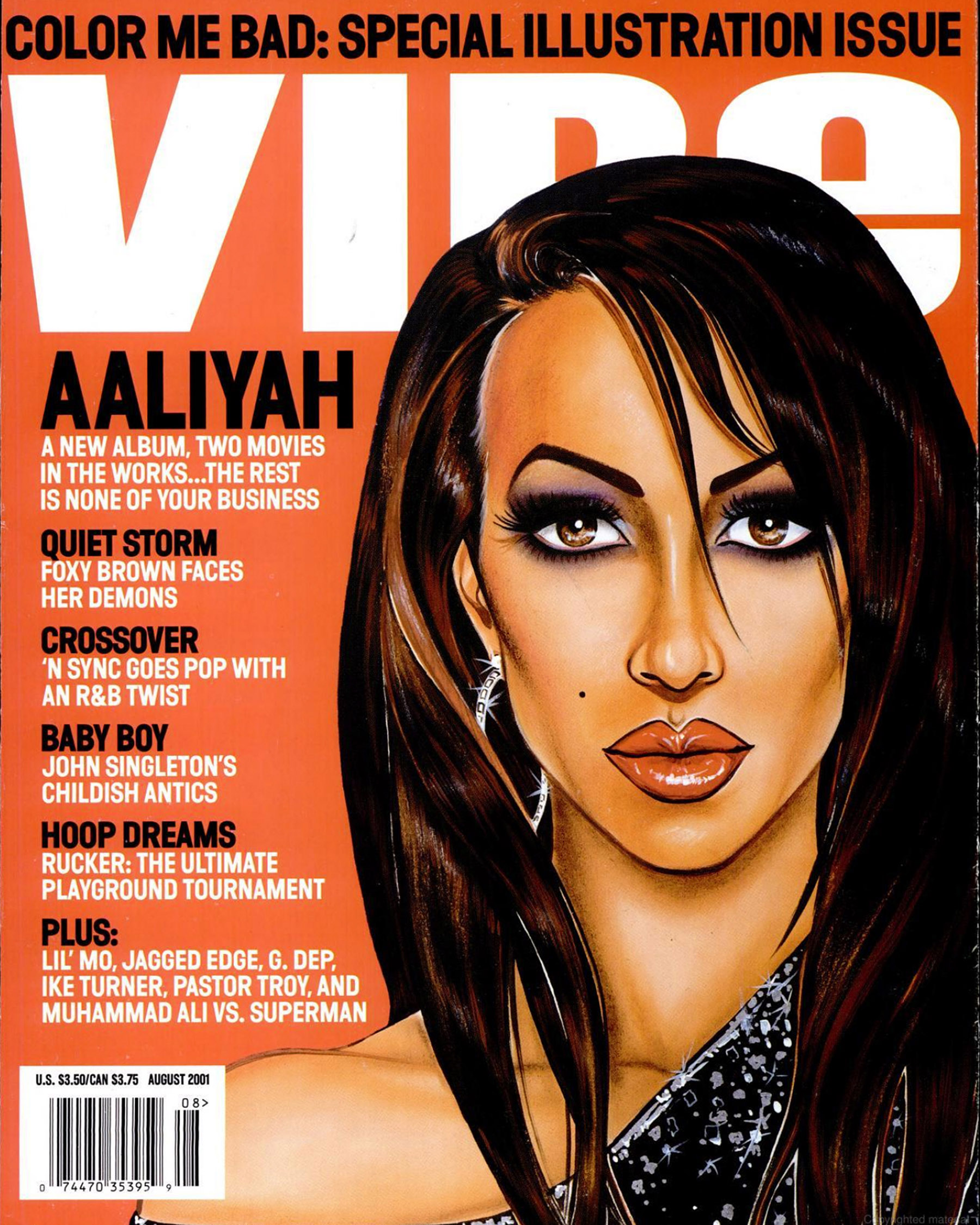 Vibe Aaliyah Hip Hop Heat Transfers