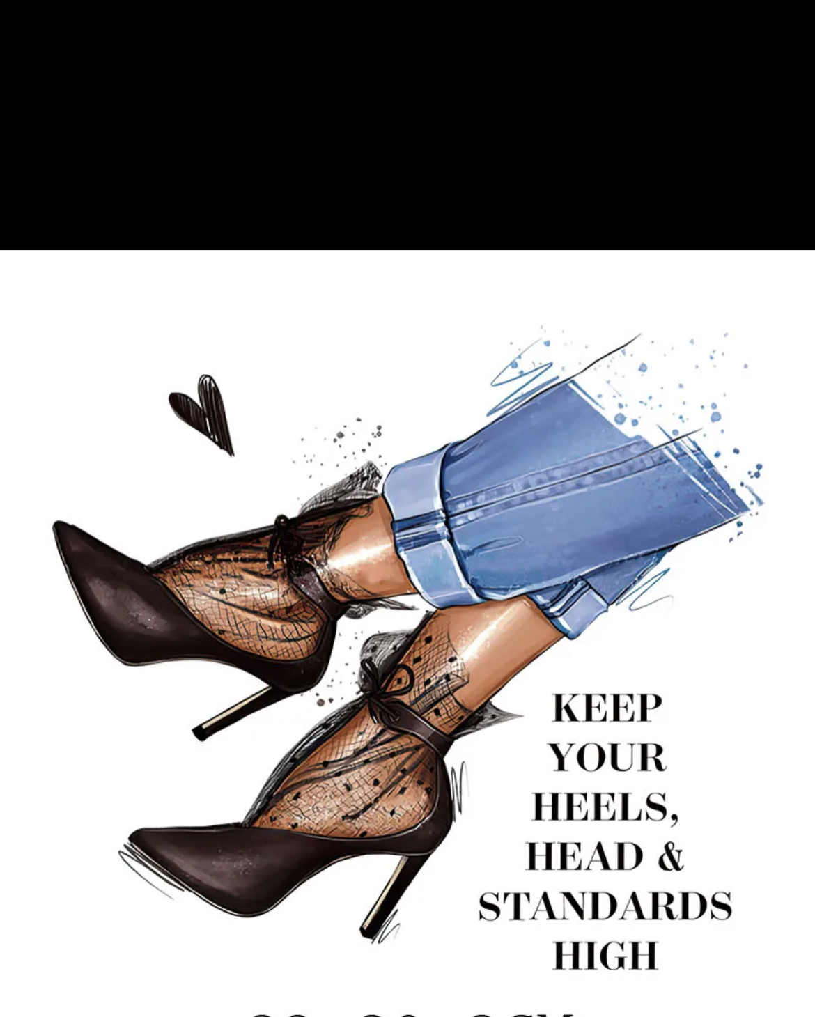 Keep your heels iron on heat transfers