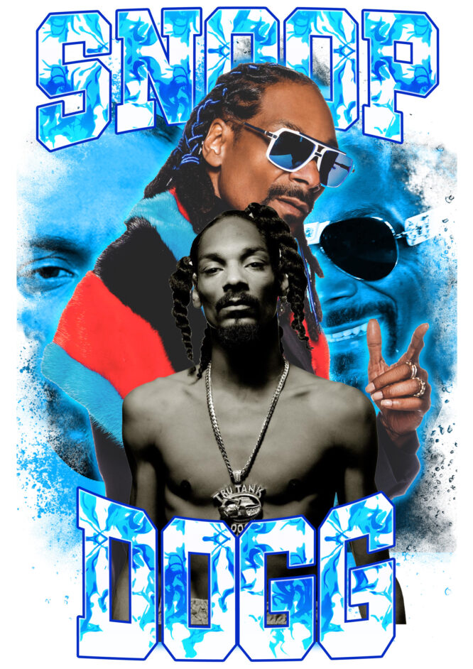 Snoop dogg hip-hop iron on heat transfers