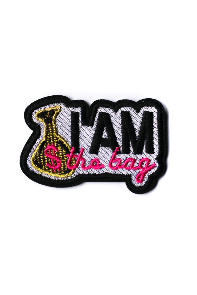 I am the bag iron on embroidery patches