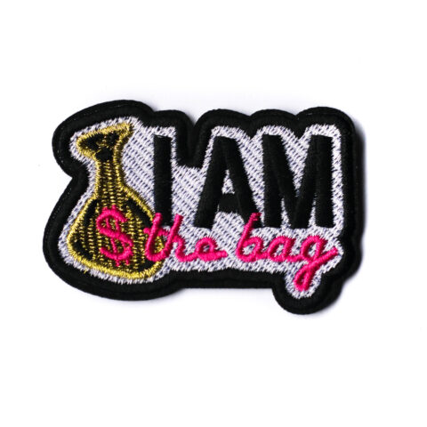 I am the bag iron on embroidery patches