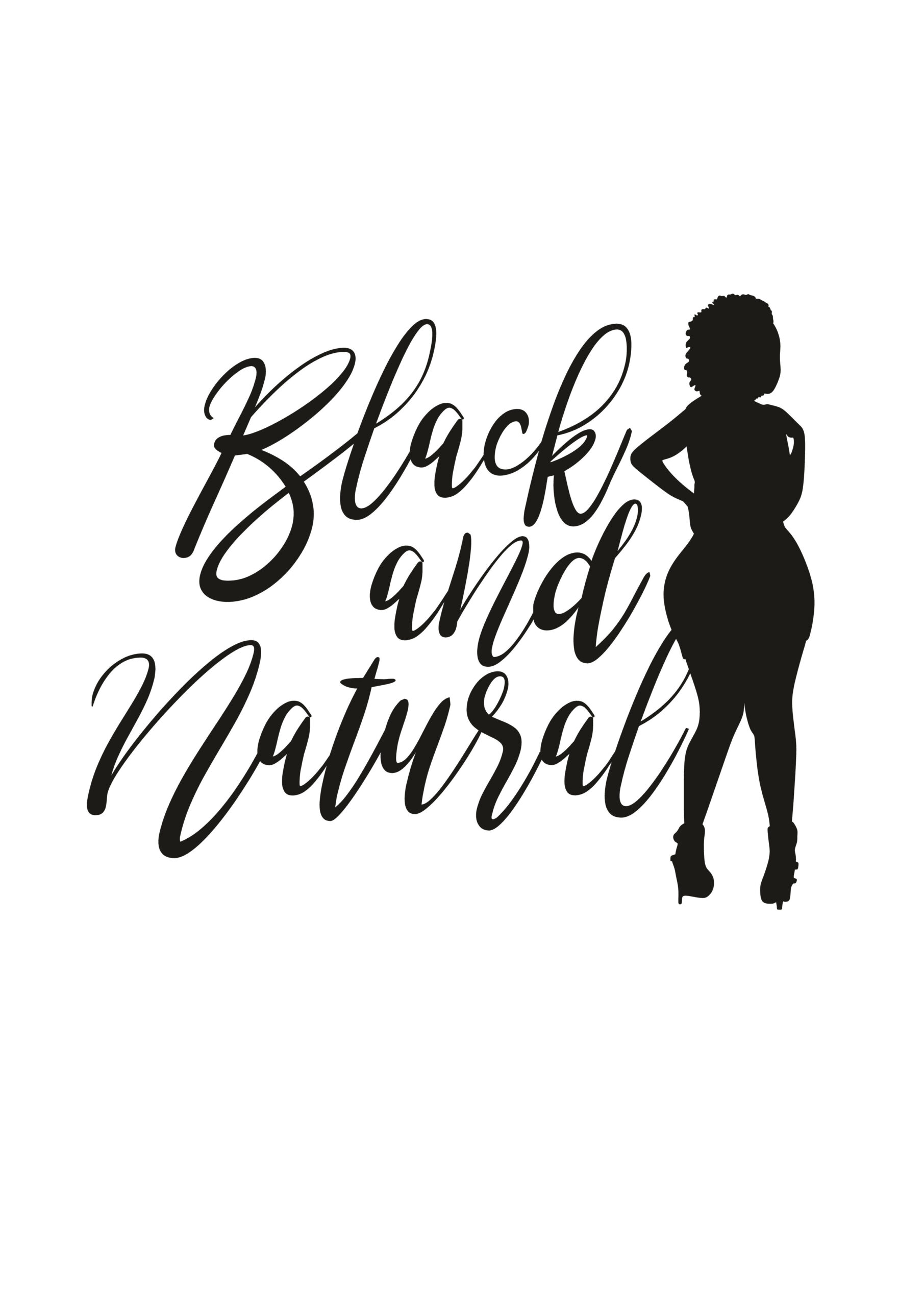 Black and natural iron on heat transfers
