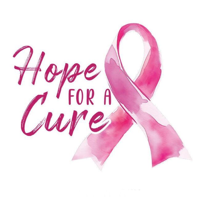 Hope for a cure cancer iron on heat transfers