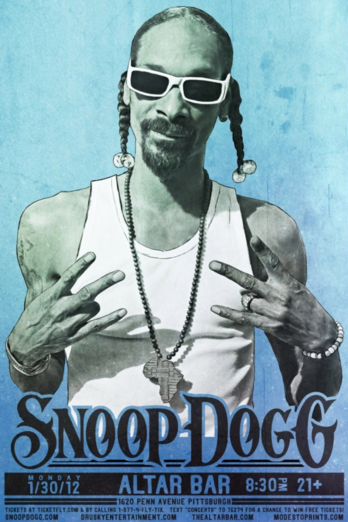 Snoop design 4 Hip Hop DTF Transfers