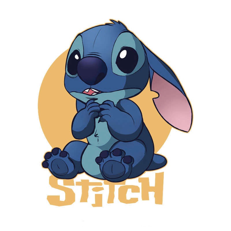 Stitch cartoon heat transfers 15