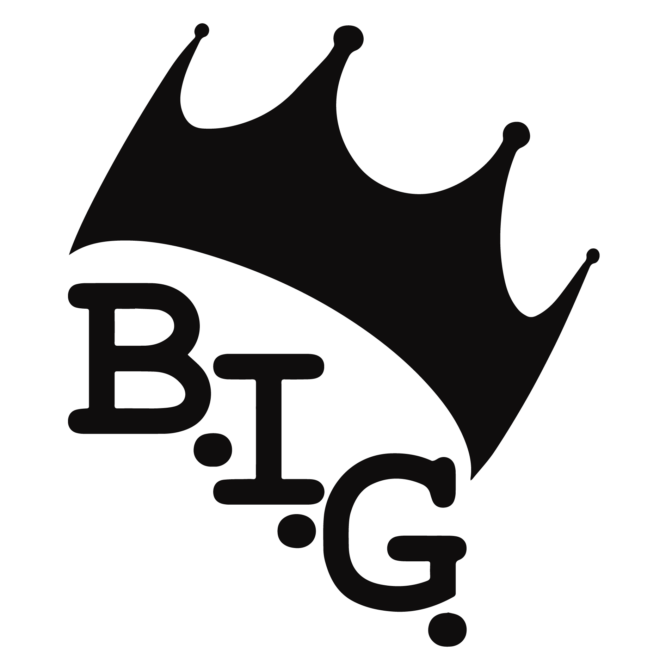B.i.g crown hiphop iron on heat transfers