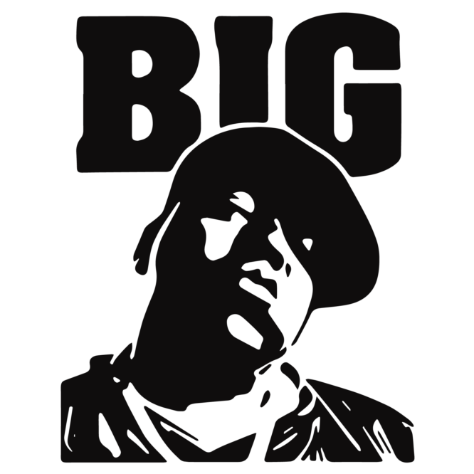 Notorious big 1 hiphop iron on heat transfers