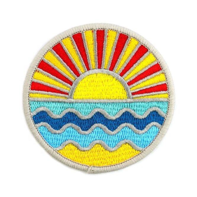 Sunshine iron on embroidery patches