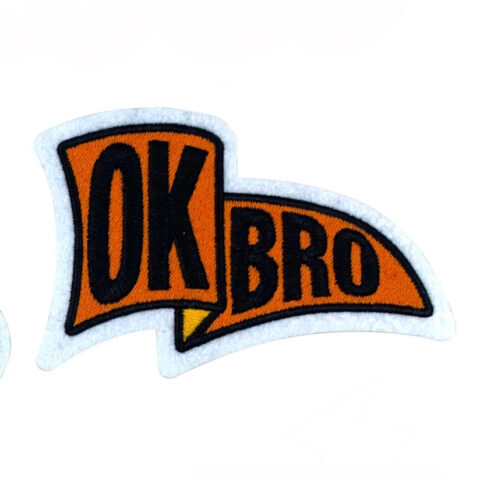Ok bro iron on embroidery patches