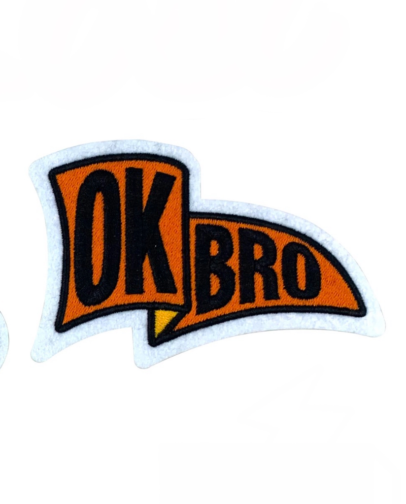 Ok bro iron on embroidery patches