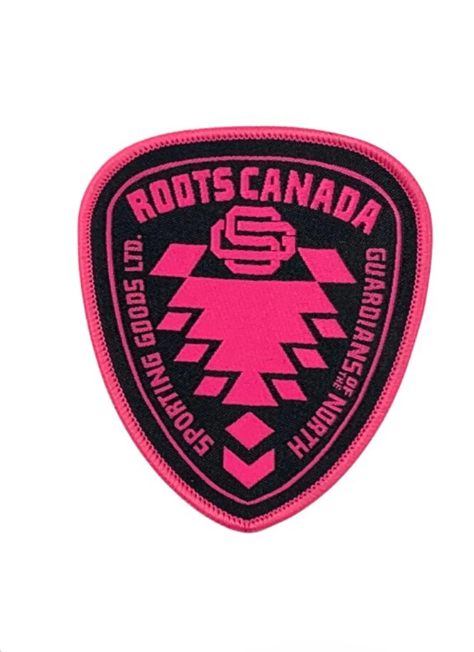 Roots Canada iron on embroidery patches