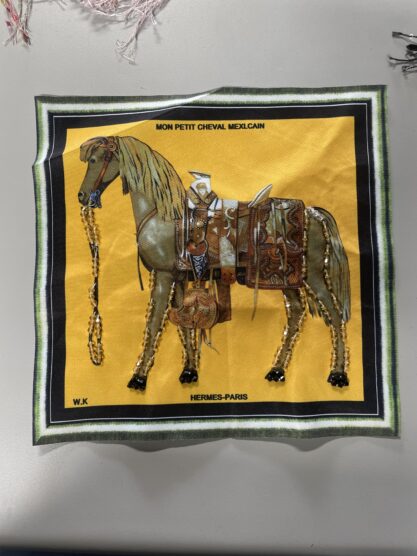 Horse Fabric sew on patch