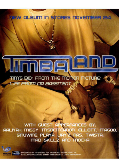 Timbaland Rare hip hop heat transfers