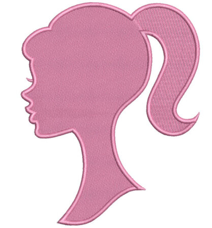 Barbie Embroidery Design patch