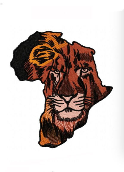 Lion African map patches