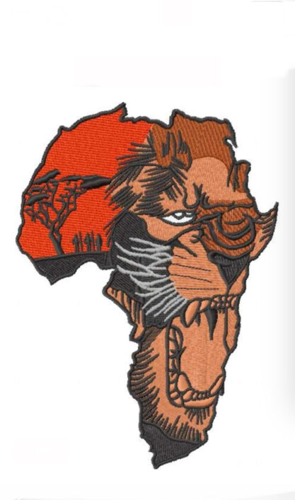 Lion African map patches 2